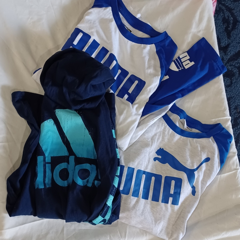3 Piece long sleeve Puma/Adidas Bundle